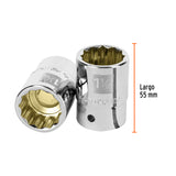 DADO DE 1-1/16', 12 PUNTAS, CUADRO 3/4', TRUPER