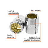 DADO CUADRO 3/4' ESTRIADO 1-1/8'