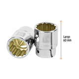 DADO CUADRO 3/4' ESTRIADO 1-1/4'