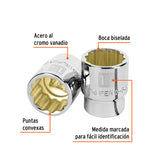 DADO CUADRO 3/4' ESTRIADO 1-3/8'