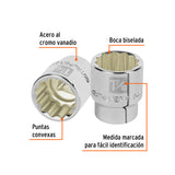 DADO CUADRO 3/4' ESTRIADO 1-7/16'