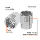 DADO CUADRO 3/4' HEXAGONAL STD 1-1/2'