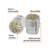DADO CUADRO 3/4' ESTRIADO 1-1/2'