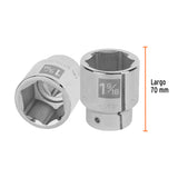 DADO CUADRO 3/4' HEXAGONAL STD 1-9/16'
