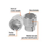 DADO CUADRO 3/4' HEXAGONAL STD 1-5/8'