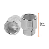 DADO CUADRO 3/4' HEXAGONAL STD 1-5/8'