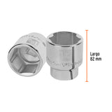 DADO CUADRO 3/4' HEXAGONAL STD 1-13/16'