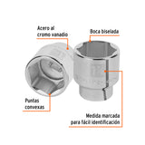 DADO CUADRO 3/4' HEXAGONAL STD 1-7/8'