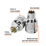 DADO CUADRO 3/8' HEXAGONAL METRICO 7MM