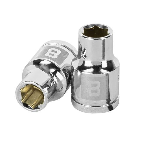 DADO CUADRO 3/8' HEXAGONAL METRICO 8MM