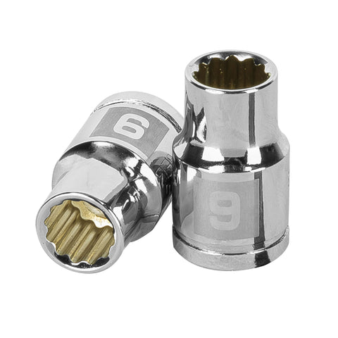 DADO CUADRO 3/8' ESTRIADO METRICO 9MM