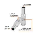 DADO LARGO DE 5/16', 6 PUNTAS, CUADRO 3/8', TRUPER