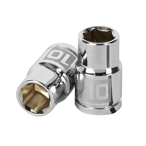 DADO CUADRO 3/8' HEXAGONAL METRICO 10MM