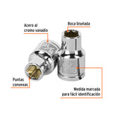 DADO CUADRO 3/8' HEXAGONAL STD 5/16'