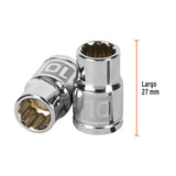 DADO CUADRO 3/8' ESTRIADO 10MM
