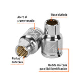 DADO CUADRO 3/8' ESTRIADO 5/16'