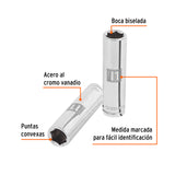 DADO LARGO CUADRO 3/8' HEX METRICO 11MM