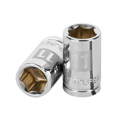 DADO CUADRO 3/8' HEXAGONAL METRICO 11MM