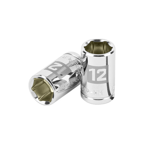 DADO CUADRO 3/8' HEXAGONAL METRICO 12MM