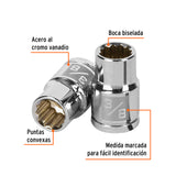 DADO CUADRO 3/8' ESTRIADO 3/8''