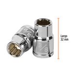 DADO CUADRO 3/8' ESTRIADO 3/8''