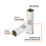DADO LARGO CUADRO 3/8' HEX METRICO 13MM
