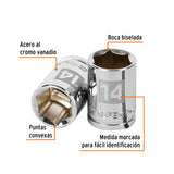 DADO CUADRO 3/8' HEXAGONAL METRICO 14MM
