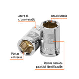 DADO CUADRO 3/8' HEXAGONAL STD 7/16'