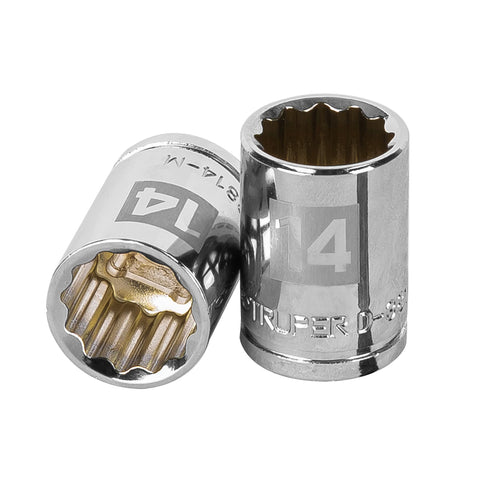 DADO CUADRO 3/8' ESTRIADO 14MM