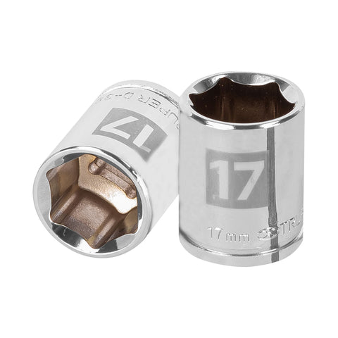 DADO CUADRO 3/8' HEXAGONAL METRICO 17MM