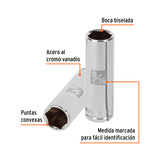 DADO LARGO CUADRO 3/8' HEX STD 9/16'