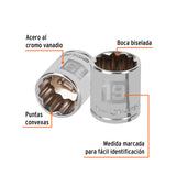 DADO CUADRO 3/8' ESTRIADO 19MM