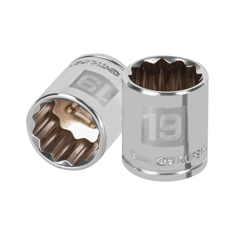 DADO CUADRO 3/8' ESTRIADO 19MM