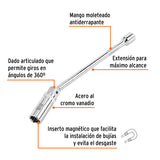 DADO P/BUJMAS CUADRO 3/8' ARTICULADO 5/8', EXTENSISN 10'