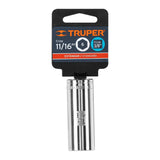DADO LARGO CUADRO 3/8' HEX STD 11/16'