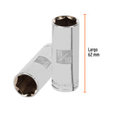 DADO LARGO CUADRO 3/8' HEX STD 11/16'