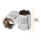 DADO CUADRO 3/8' HEXAGONAL STD 11/16'