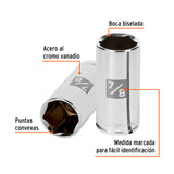 DADO LARGO CUADRO 3/8' HEX STD 7/8'