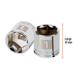 DADO CUADRO 3/8' HEXAGONAL STD 1'