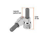 DADO 3/8' PUNTA HEXAGONAL STD 5/16'