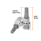 DADO 3/8' PUNTA HEXAGONAL METRICA 7MM