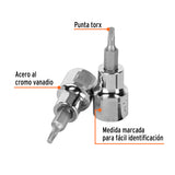 DADO CUADRO 3/8' PUNTA TORX T-15