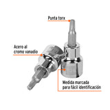 DADO CUADRO 3/8' PUNTA TORX T-25