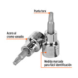 DADO CUADRO 3/8' PUNTA TORX T-27