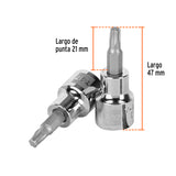 DADO CUADRO 3/8' PUNTA TORX T-27