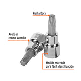 DADO CUADRO 3/8' PUNTA TORX T-45