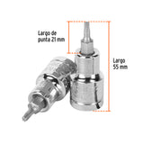 DADO CUADRO 1/2' PUNTA TORX T-20