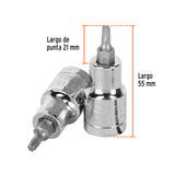 DADO CUADRO 1/2' PUNTA TORX T-25