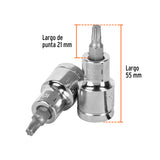 DADO CUADRO 1/2' PUNTA TORX T-30