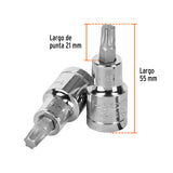 DADO CUADRO 1/2' PUNTA TORX T-45